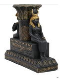 Ancient Egyptian Designed God and Goddess Candle Holder