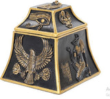 Ancient Egyptian Trinket Box Depicting Eye of Horus