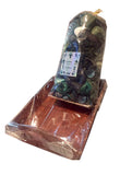 FRAGRANCE-Dried Scented Potpourri Ocean Breeze Scent with Rustic Wooden Fragrance Tray