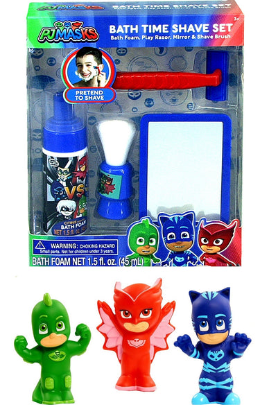 Bundle-PJ Masks Bath time Activity and Pretend To Shave Fun Bundle