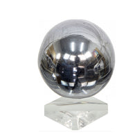 SPHERE-Genuine Hematite Gemstone Sphere with Stand