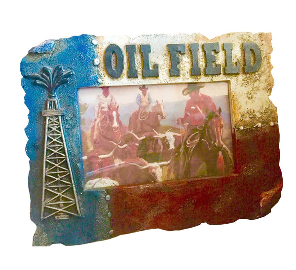 Frame-Colorful Oilfield Desktop Photo Frame 6x4 Inches 4356