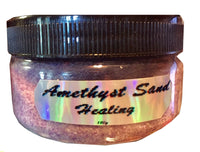 GEM-Genuine Amethyst  Gemstone Sand Healing