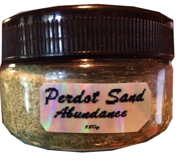 Genuine Peridot Gemstone Sand  Abundance