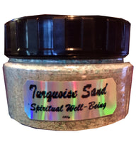 Genuine Turquoise Gemstone Sand Calming