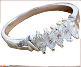 RING-White Topaz Ring in .925 Sterling Size 7